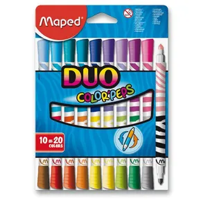 Gyermek markerek Maped Color´Peps Duo, 10 db kétoldalas marker = 20 szín